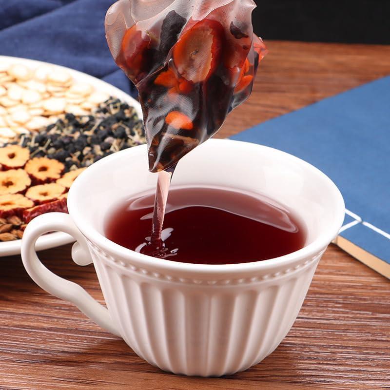 Kidney tea formula ginseng wolfberry mulberry seven treasure tea combination aromatherapy tea men's tea health tea Chinese herbal formula health tea 30 bags Natural Beverage