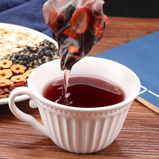 Kidney tea formula ginseng wolfberry mulberry seven treasure tea combination aromatherapy tea men's tea health tea Chinese herbal formula health tea 30 bags Natural Beverage