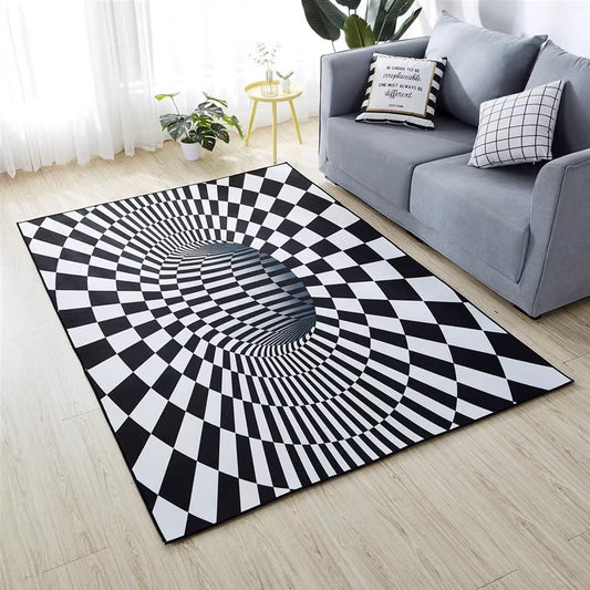3D stereoscopic vision trap mats for the entrance hall, dirt-resistant and wear-resistant bathroom mats, absorbent and non-slip mats