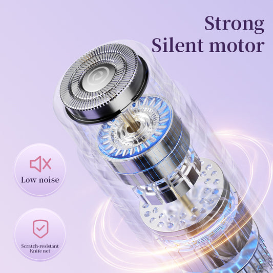 Double-headed shaver, popular private parts, hair removal device for women and men, hair trimmer, electric hair removal device, rechargeable