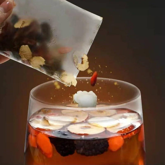 Kidney tea formula ginseng wolfberry mulberry seven treasure tea combination aromatherapy tea men's tea health tea Chinese herbal formula health tea 30 bags Natural Beverage