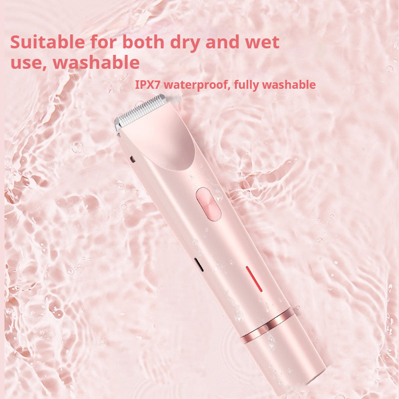 Double-headed shaver, popular private parts, hair removal device for women and men, hair trimmer, electric hair removal device, rechargeable
