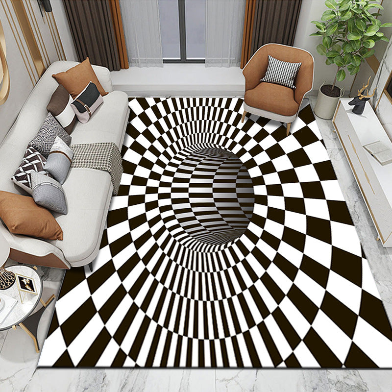 3D stereoscopic vision trap mats for the entrance hall, dirt-resistant and wear-resistant bathroom mats, absorbent and non-slip mats