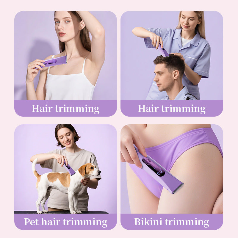 Double-headed shaver, popular private parts, hair removal device for women and men, hair trimmer, electric hair removal device, rechargeable