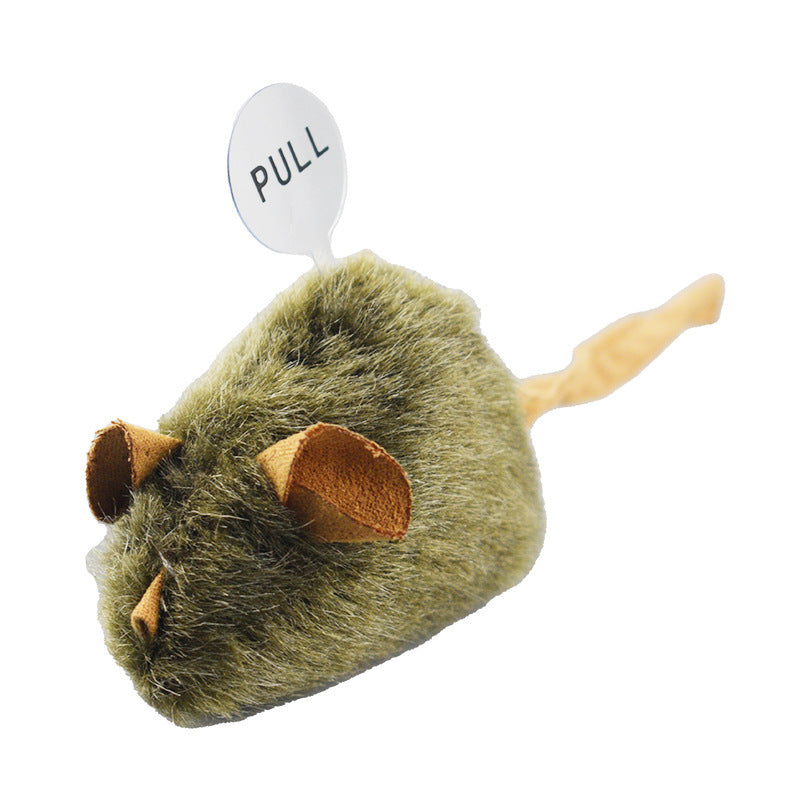 Cat and dog toys - cat toy mouse simulation sound to amuse cats and relieve boredom pet supplies cats to consume physical strength and bite and chew mice